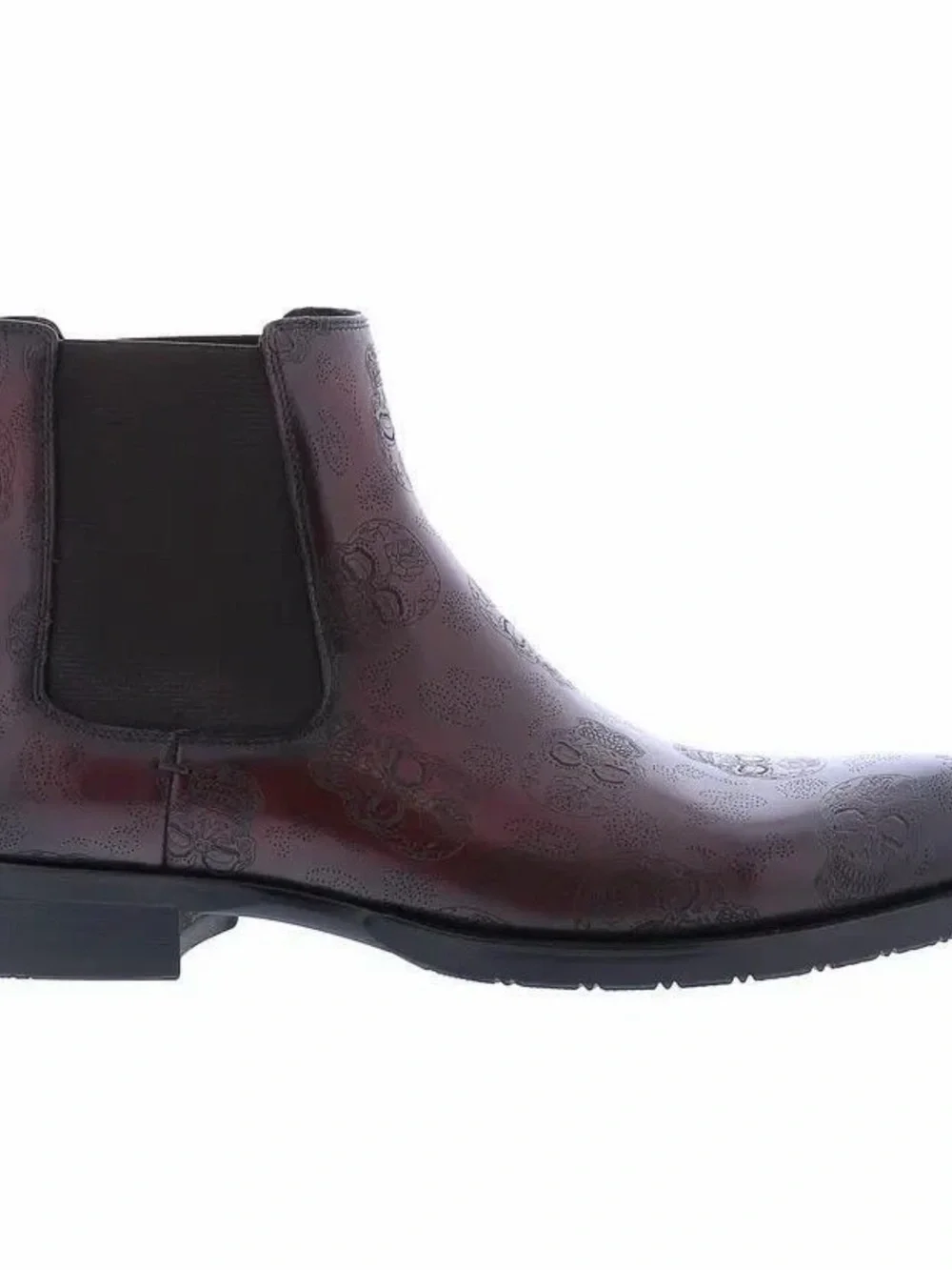 Robert Graham Big Bang Skull Leather Chelsea Boots
